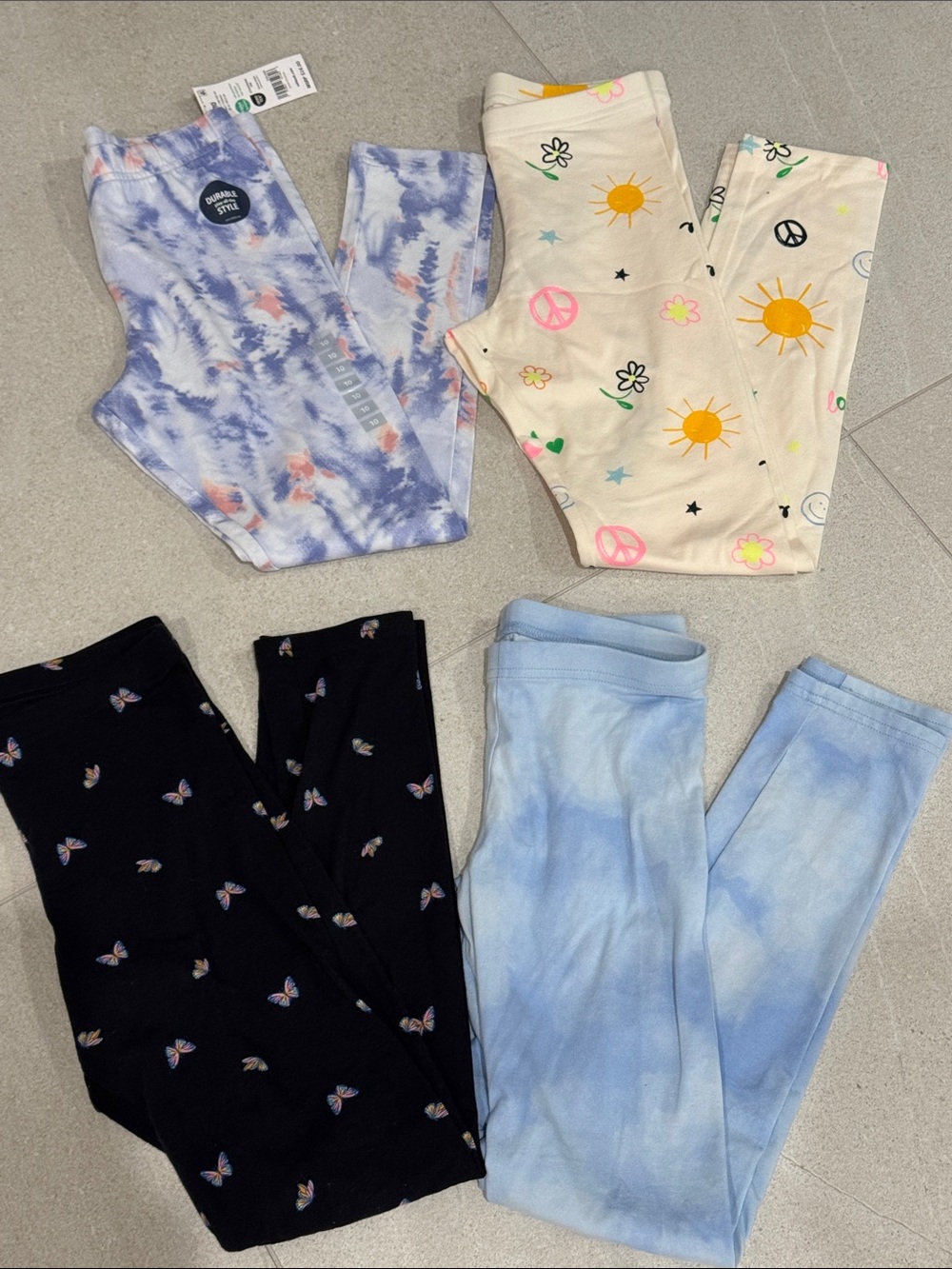 NWT girls Leggings Lot Osh Kosh Old Navy Large 10-12